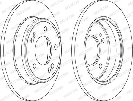 Ferodo DDF2193C - Спирачен диск vvparts.bg