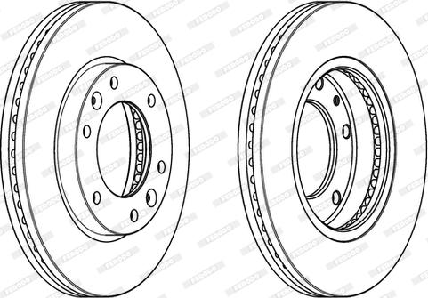 Ferodo DDF2111C - Спирачен диск vvparts.bg