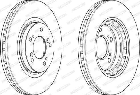 Ferodo DDF2175 - Спирачен диск vvparts.bg