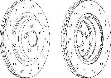 Ferodo DDF2177C - Спирачен диск vvparts.bg