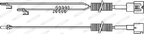 Ferodo FAI100 - Предупредителен контактен сензор, износване на накладките vvparts.bg