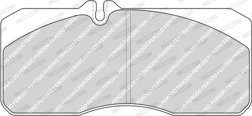 Ferodo FCV987 - Комплект спирачно феродо, дискови спирачки vvparts.bg