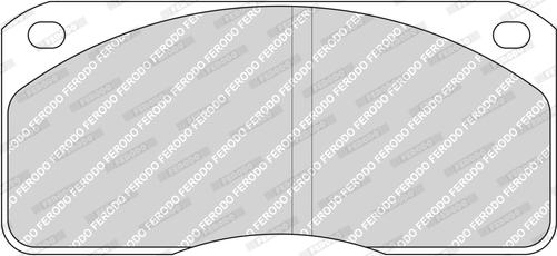 Ferodo FCV523 - Комплект спирачно феродо, дискови спирачки vvparts.bg