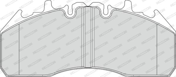 Ferodo FCV1989BFE - Комплект спирачно феродо, дискови спирачки vvparts.bg