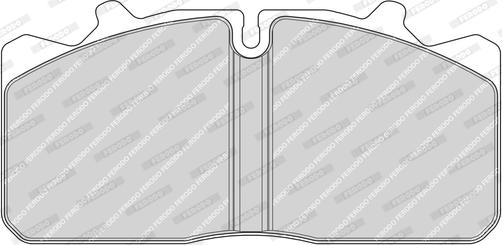 Ferodo FCV1279 - Комплект спирачно феродо, дискови спирачки vvparts.bg