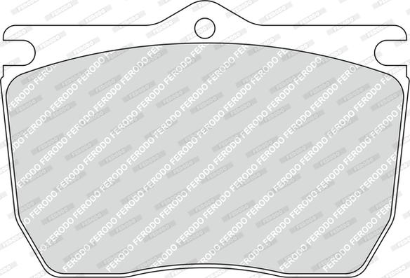 Ferodo FCV898 - Комплект спирачно феродо, дискови спирачки vvparts.bg