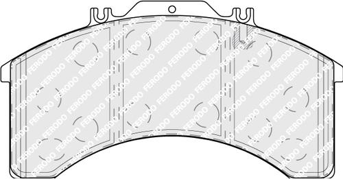 Ferodo FCV773 - Комплект спирачно феродо, дискови спирачки vvparts.bg