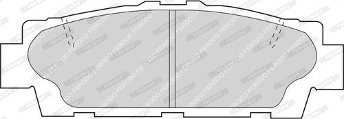 Ferodo FDB945 - Комплект спирачно феродо, дискови спирачки vvparts.bg