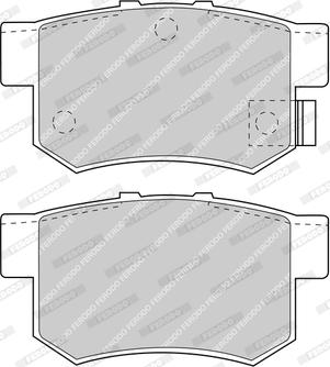 Ferodo FDB956-D - Комплект спирачно феродо, дискови спирачки vvparts.bg