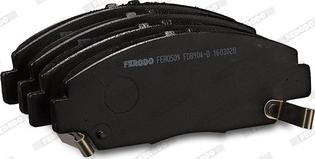 Ferodo FDB904-D - Комплект спирачно феродо, дискови спирачки vvparts.bg