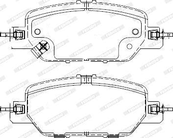 Jurid 575104J-D - Комплект спирачно феродо, дискови спирачки vvparts.bg