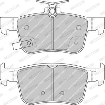 Ferodo FDB4962-D - Комплект спирачно феродо, дискови спирачки vvparts.bg