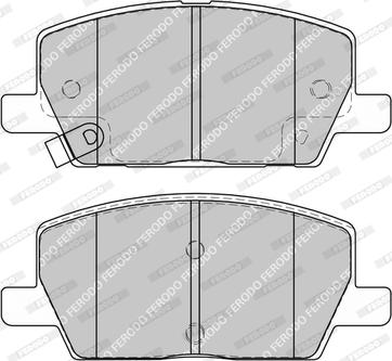 Ferodo FDB4914-D - Комплект спирачно феродо, дискови спирачки vvparts.bg