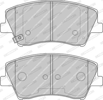 Ferodo FDB4916-D - Комплект спирачно феродо, дискови спирачки vvparts.bg