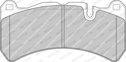 Ferodo FDB4988-D - Комплект спирачно феродо, дискови спирачки vvparts.bg