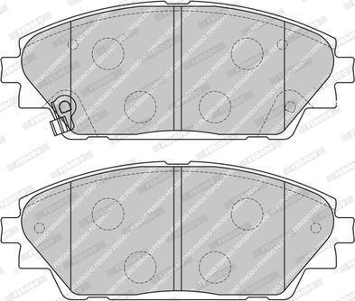 Ferodo FDB4446-D - Комплект спирачно феродо, дискови спирачки vvparts.bg