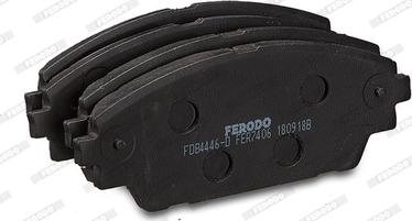 Ferodo FDB4446-D - Комплект спирачно феродо, дискови спирачки vvparts.bg