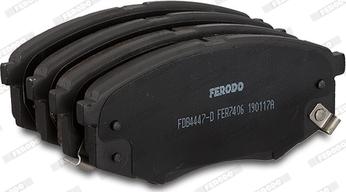 Ferodo FDB4447-D - Комплект спирачно феродо, дискови спирачки vvparts.bg