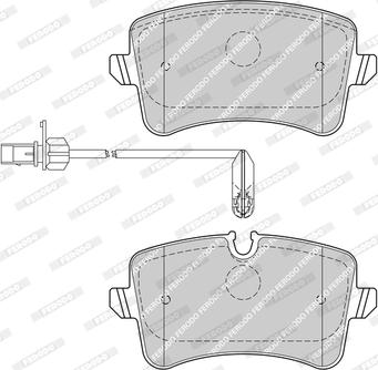 Ferodo FDB4410-OES - Комплект спирачно феродо, дискови спирачки vvparts.bg