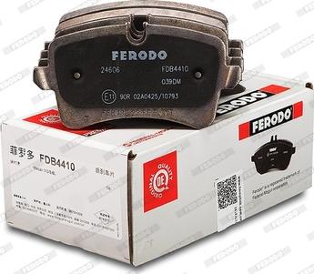 Ferodo FDB4410 - Комплект спирачно феродо, дискови спирачки vvparts.bg