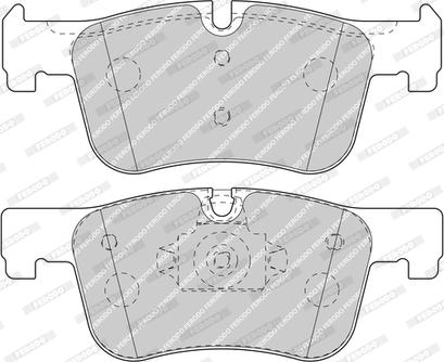 Ferodo FDB4489-D - Комплект спирачно феродо, дискови спирачки vvparts.bg