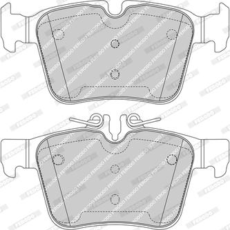 Ferodo FDB4487-D - Комплект спирачно феродо, дискови спирачки vvparts.bg