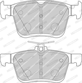 Ferodo FDB4434-D - Комплект спирачно феродо, дискови спирачки vvparts.bg