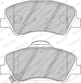 Ferodo FDB4437-D - Комплект спирачно феродо, дискови спирачки vvparts.bg