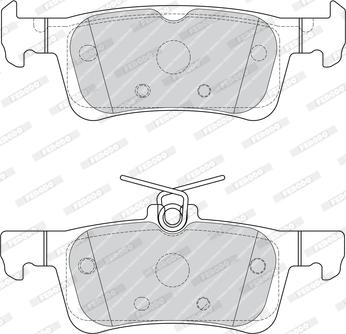 Ferodo FDB4695 - Комплект спирачно феродо, дискови спирачки vvparts.bg