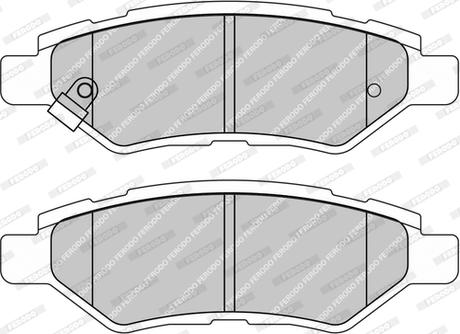 Ferodo FDB4600-D - Комплект спирачно феродо, дискови спирачки vvparts.bg