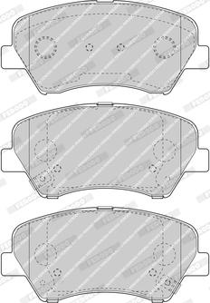 Ferodo FDB4613-D - Комплект спирачно феродо, дискови спирачки vvparts.bg