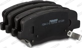 Ferodo FDB4613-D - Комплект спирачно феродо, дискови спирачки vvparts.bg