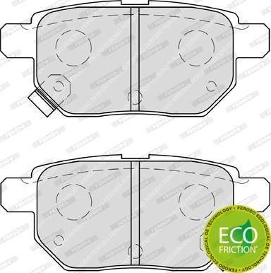 Ferodo FDB4042 - Комплект спирачно феродо, дискови спирачки vvparts.bg