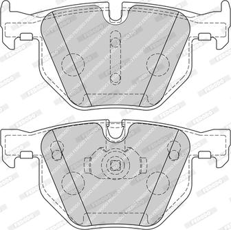 Ferodo FDB4067-D - Комплект спирачно феродо, дискови спирачки vvparts.bg