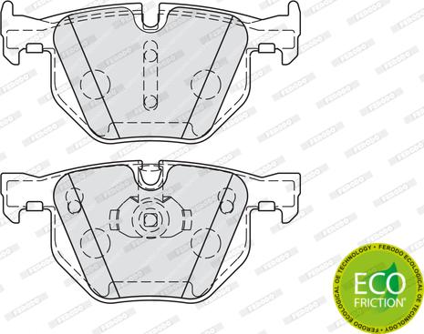 Ferodo FDB4067 - Комплект спирачно феродо, дискови спирачки vvparts.bg