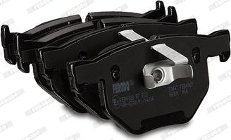 Ferodo FDB4067 - Комплект спирачно феродо, дискови спирачки vvparts.bg