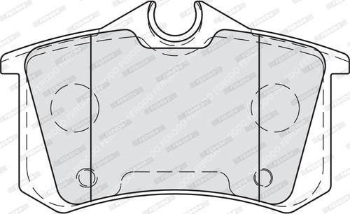 Ferodo FDB4004 - Комплект спирачно феродо, дискови спирачки vvparts.bg