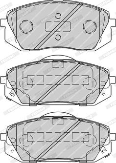 Ferodo FDB4194-D - Комплект спирачно феродо, дискови спирачки vvparts.bg