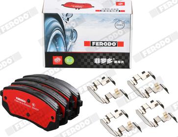 Ferodo FDB4194-S - Комплект спирачно феродо, дискови спирачки vvparts.bg