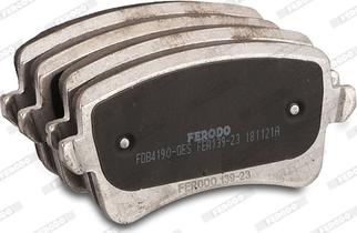 Ferodo FDB4190-OES - Комплект спирачно феродо, дискови спирачки vvparts.bg