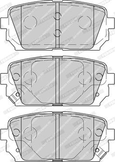 Ferodo FDB4193-D - Комплект спирачно феродо, дискови спирачки vvparts.bg