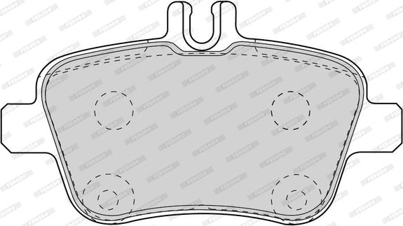 Ferodo FDB4163 - Комплект спирачно феродо, дискови спирачки vvparts.bg