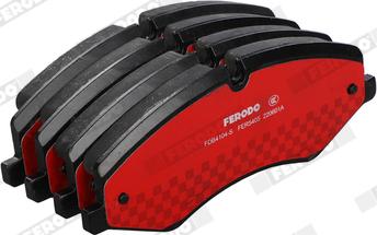 Ferodo FDB4104-S - Комплект спирачно феродо, дискови спирачки vvparts.bg