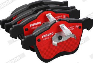Ferodo FDB4108-S - Комплект спирачно феродо, дискови спирачки vvparts.bg