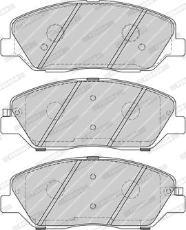 Ferodo FDB4111-D - Комплект спирачно феродо, дискови спирачки vvparts.bg