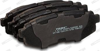 Ferodo FDB4187 - Комплект спирачно феродо, дискови спирачки vvparts.bg