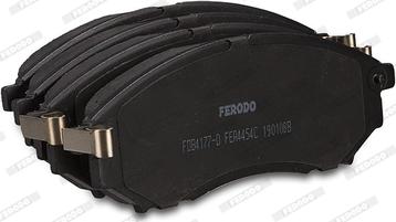 Ferodo FDB4177-D - Комплект спирачно феродо, дискови спирачки vvparts.bg