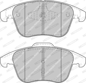 FTE 9001724 - Комплект спирачно феродо, дискови спирачки vvparts.bg