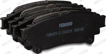 Ferodo FDB4855-D - Комплект спирачно феродо, дискови спирачки vvparts.bg