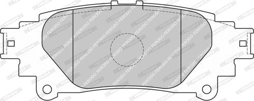 Ferodo FDB4855-D - Комплект спирачно феродо, дискови спирачки vvparts.bg